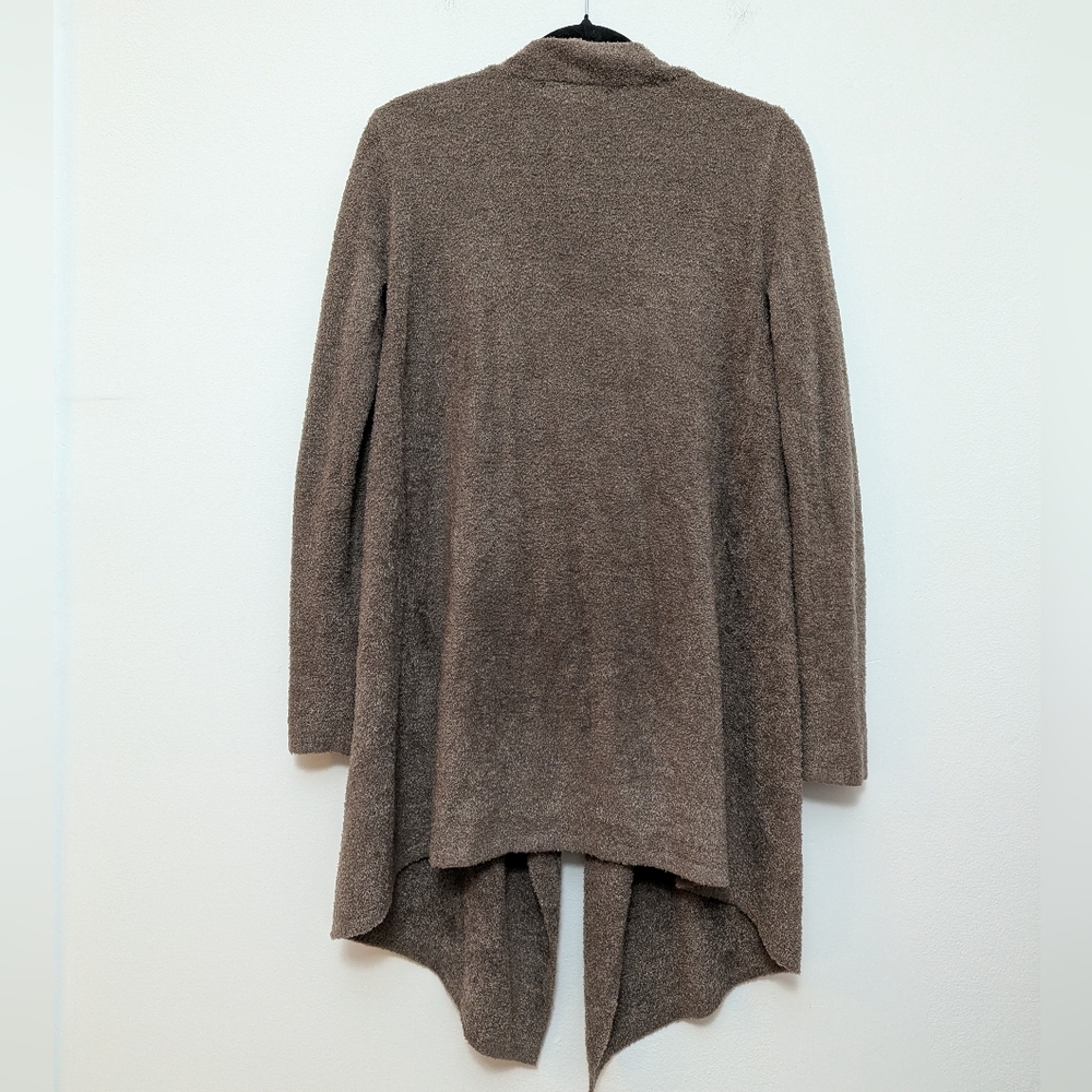 Barefoot Dreams Bamboo CozyChic Lite Island Wrap Cardigan S/M Taupe Brown - Picture 3 of 10
